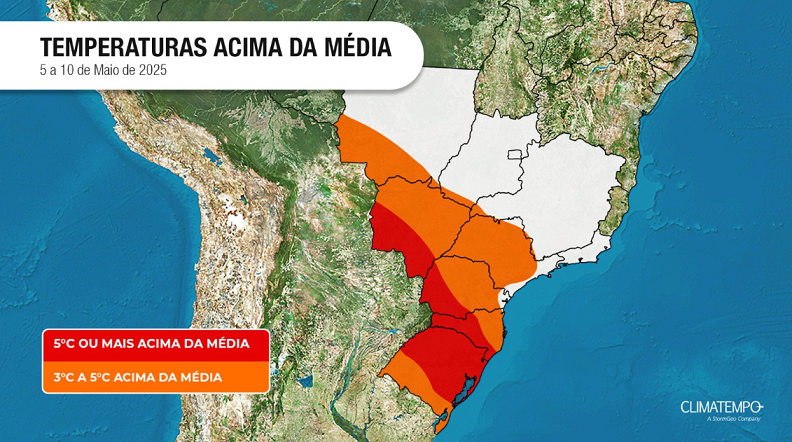 Imagem da notícia Bloqueio atmosférico causa veranico no centro-sul do Brasil