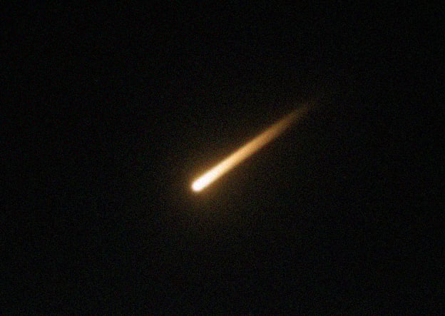 Imagem Bola de fogo no céu do Brasil era parte de foguete da NASA