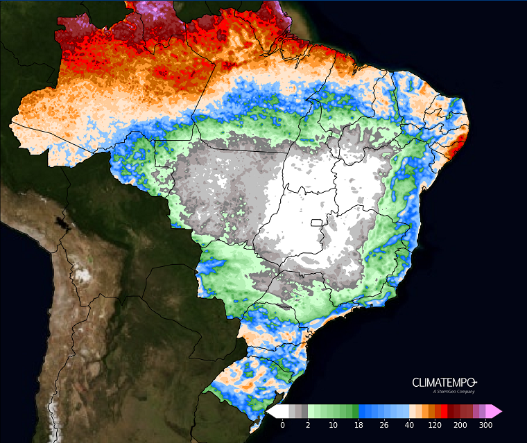 Imagem Clima no Brasil na segunda quinzena de maio de 2025