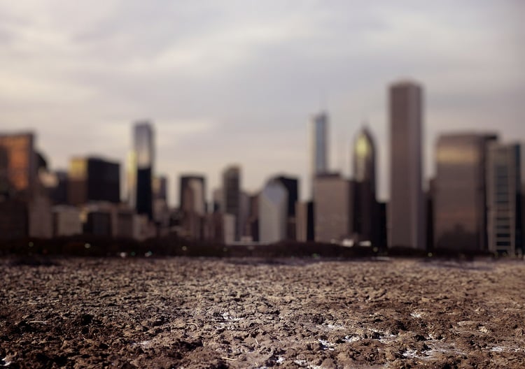 Imagem Solo está afundando em grandes cidades dos EUA