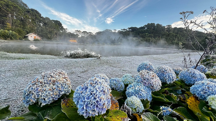 Imagem da notícia Frio abaixo de 0°C em Santa Catarina e em São Paulo