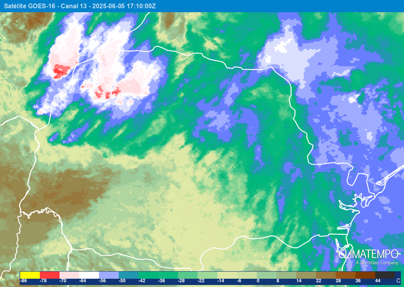 Imagem da notícia Paraná ainda terá mais temporais nos próximos dias