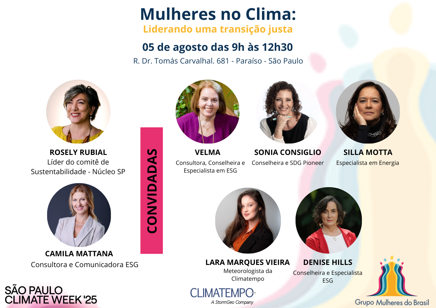 Imagem Mulheres no Clima: protagonismo feminino na construção de soluções climáticas
