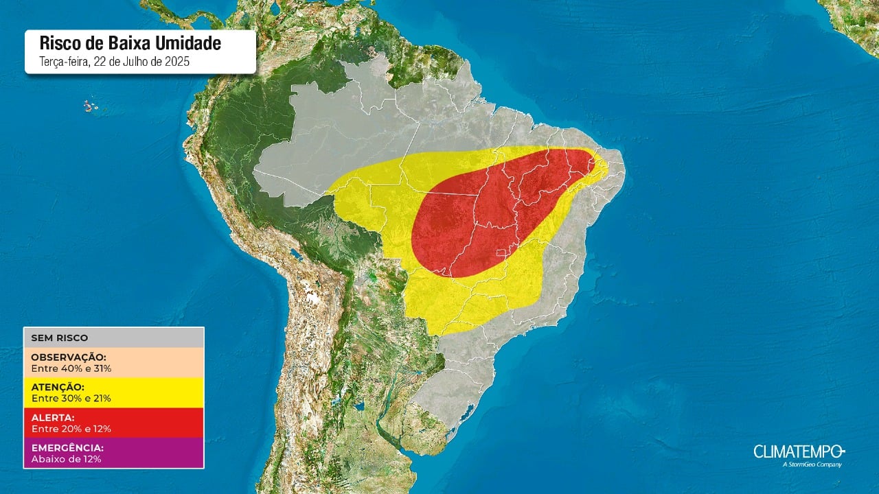 Imagem Baixa umidade no Brasil: por que não se compara ao clima dos desertos?
