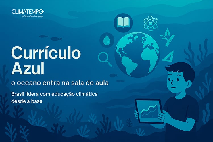 Imagem Currículo Azul: educação climática pode começar pelo oceano