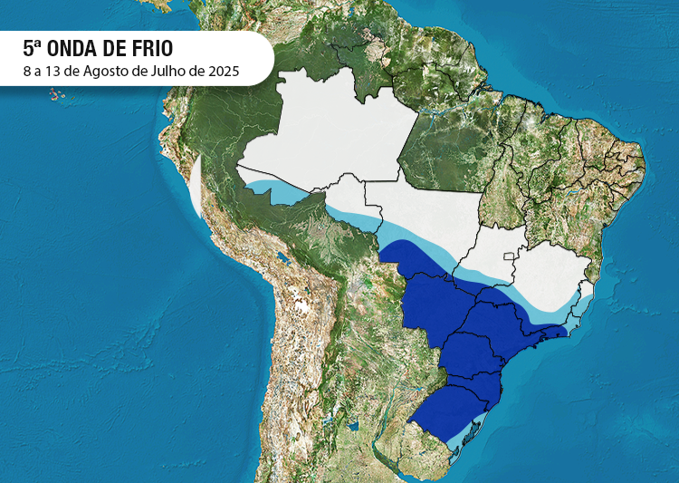 Imagem da notícia 5ª onda de frio no Brasil