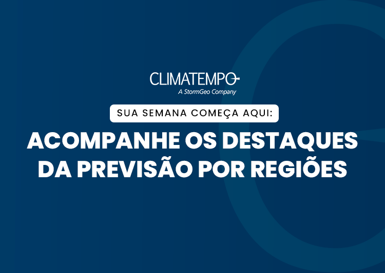 Imagem da notícia Semana começa gelada no Sul e Sudeste | Frente fria provoca chuva forte no sul da Bahia
