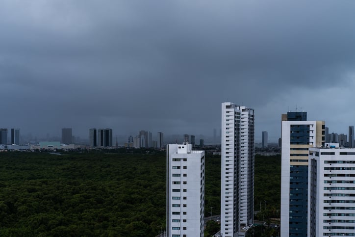 Imagem Chuva forte no leste do Nordeste