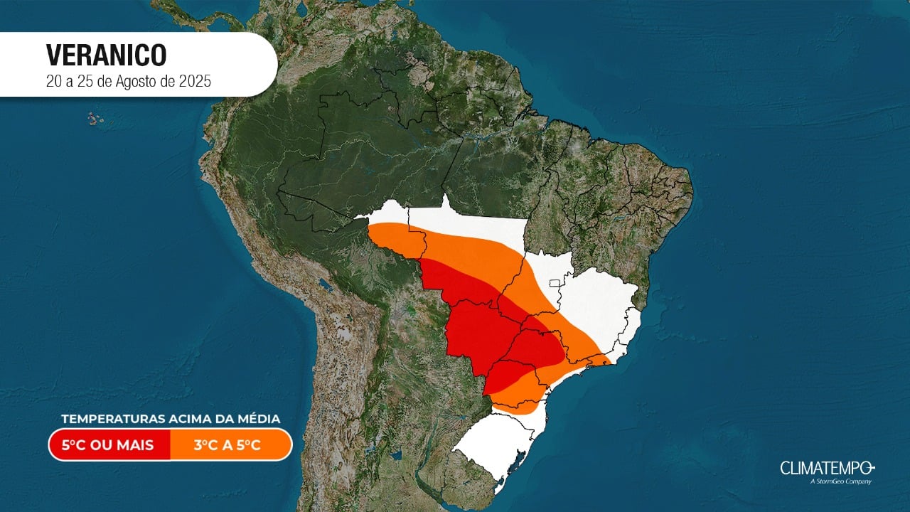 Calor, veranico, bloqueio atmosférico 