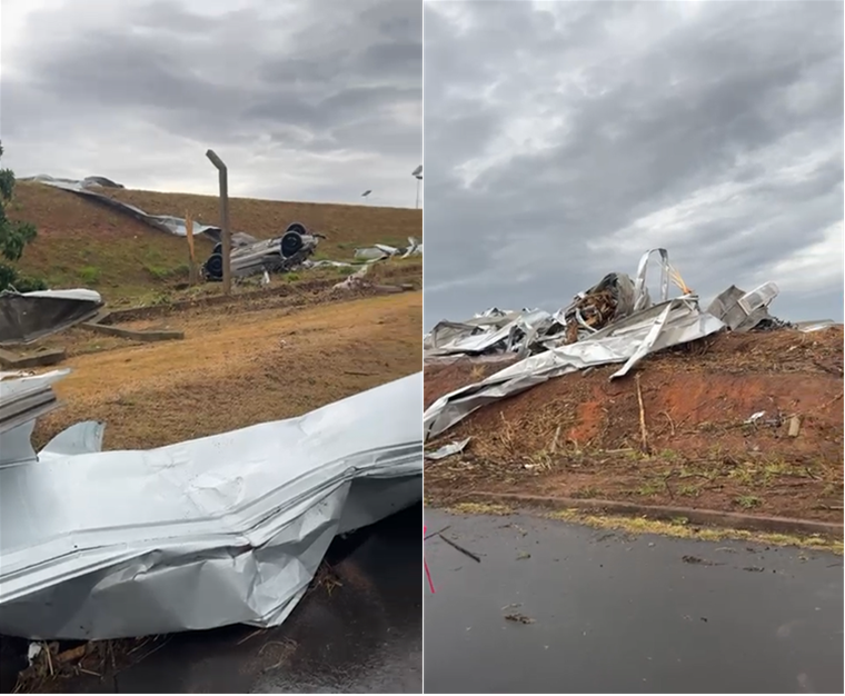 Imagem da notícia Destruição em Porto Feliz foi por microexplosão, conclui Defesa Civil de SP