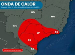 Onda de calor marca a semana do natal e os primeiros dias do verão.