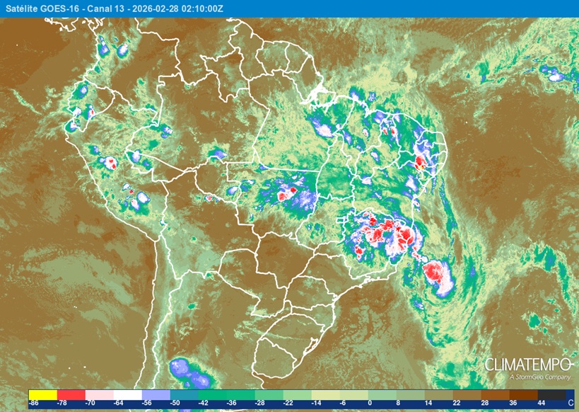 Possibilidade de ciclone subtropical na costa do Sudeste